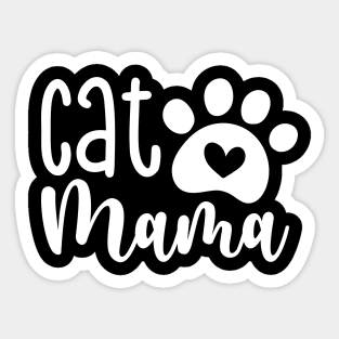 Cat Mama Cat Mom Cat Lover Sticker